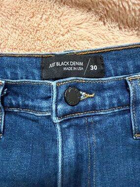 Just Black Slim Skinny Jeans in Dark Blue Denim